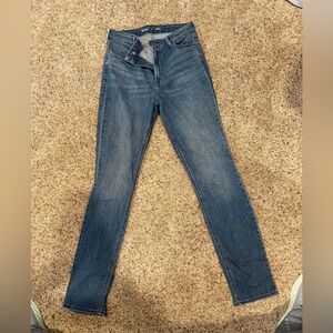 Old Navy Women's High Waist Wow Straight Jeans in Deep Blue 8 TALL
